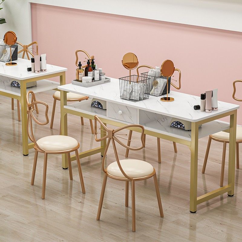 办公家具 美甲桌子椅套装轻奢网红爆款 双人日式仿大理石小台 办公家具 美甲桌子椅套装轻奢网红爆款 双人日式仿大理石小台